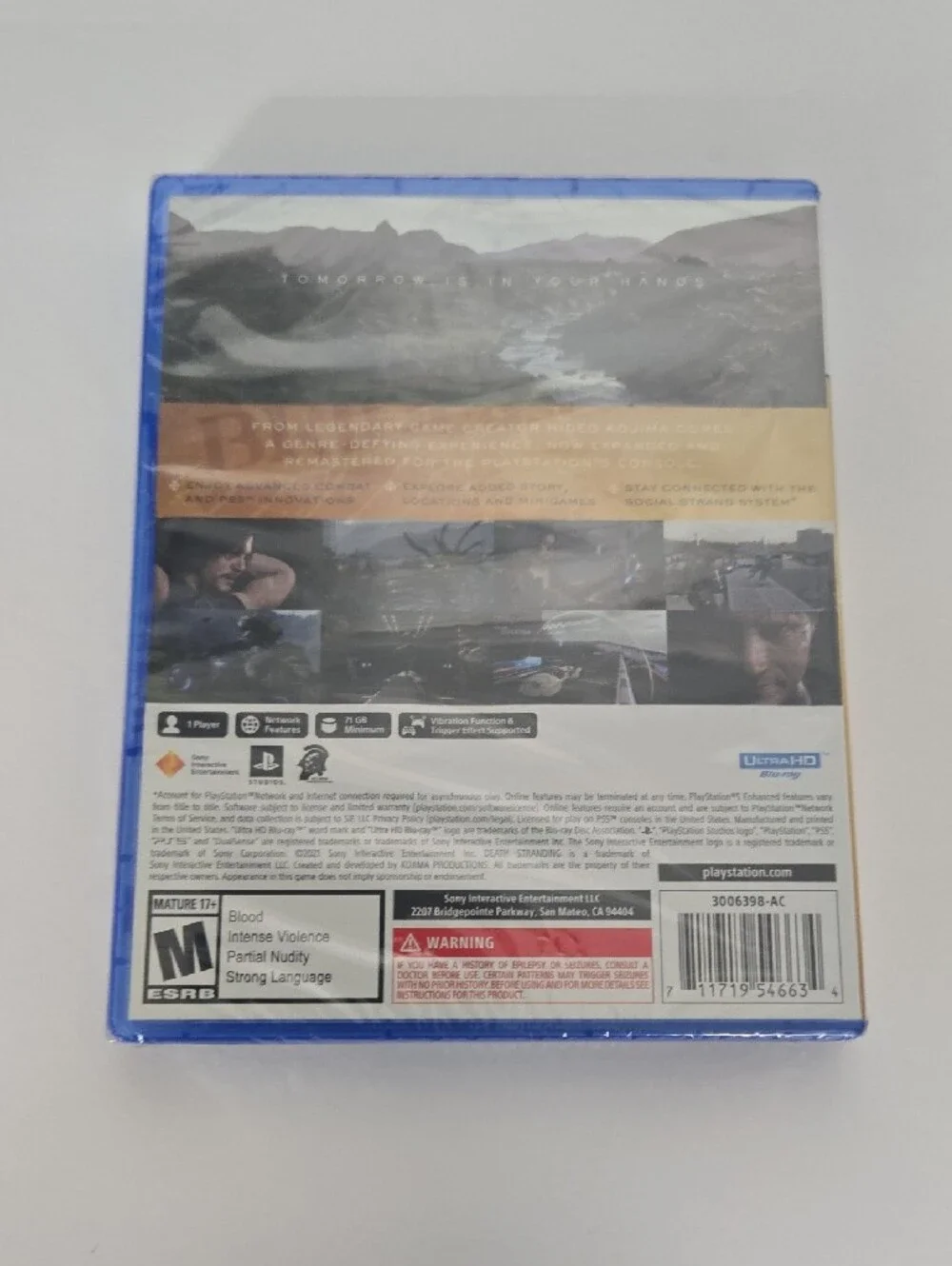 Sony PS5 Death Stranding Director's Cut - Black & Gold Cover